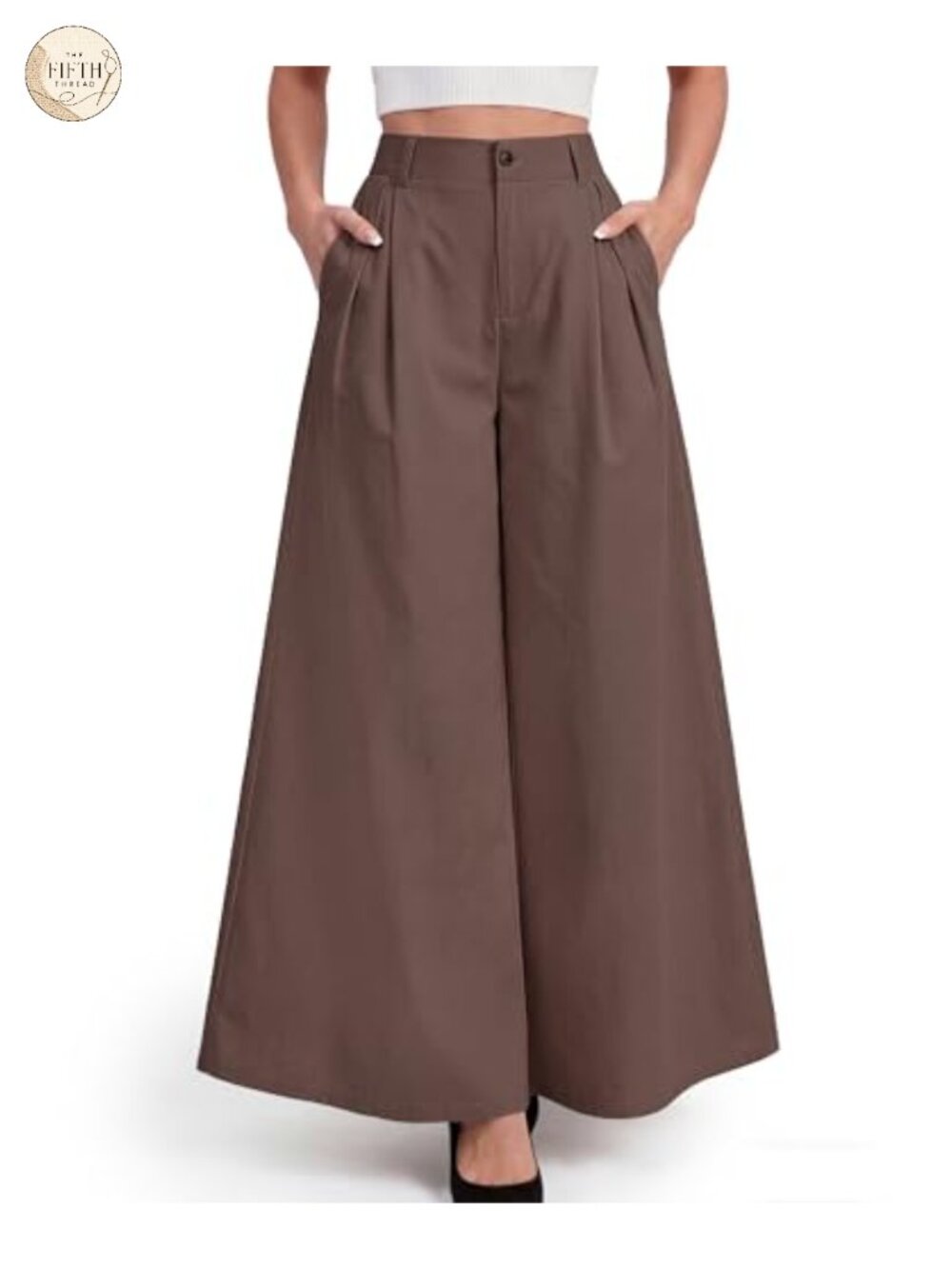 High Waisted Wide Leg Palazzo Dress Pants Business Casual